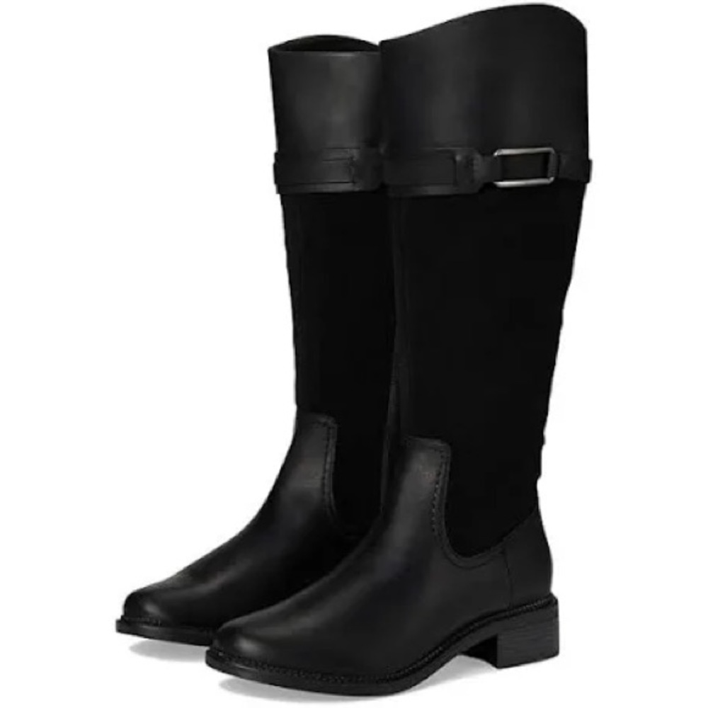 Clarks Black Over the Knee Boots